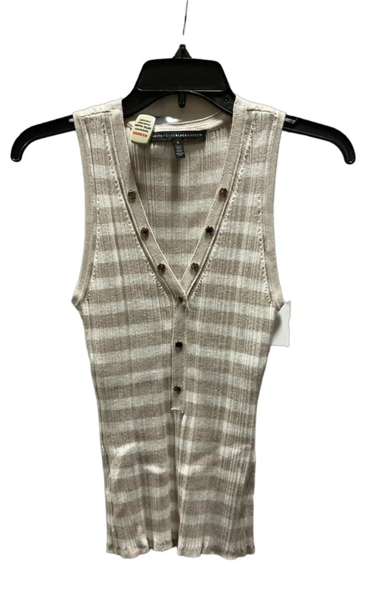 Top Sleeveless By White House Black Market In Cream, Size: S