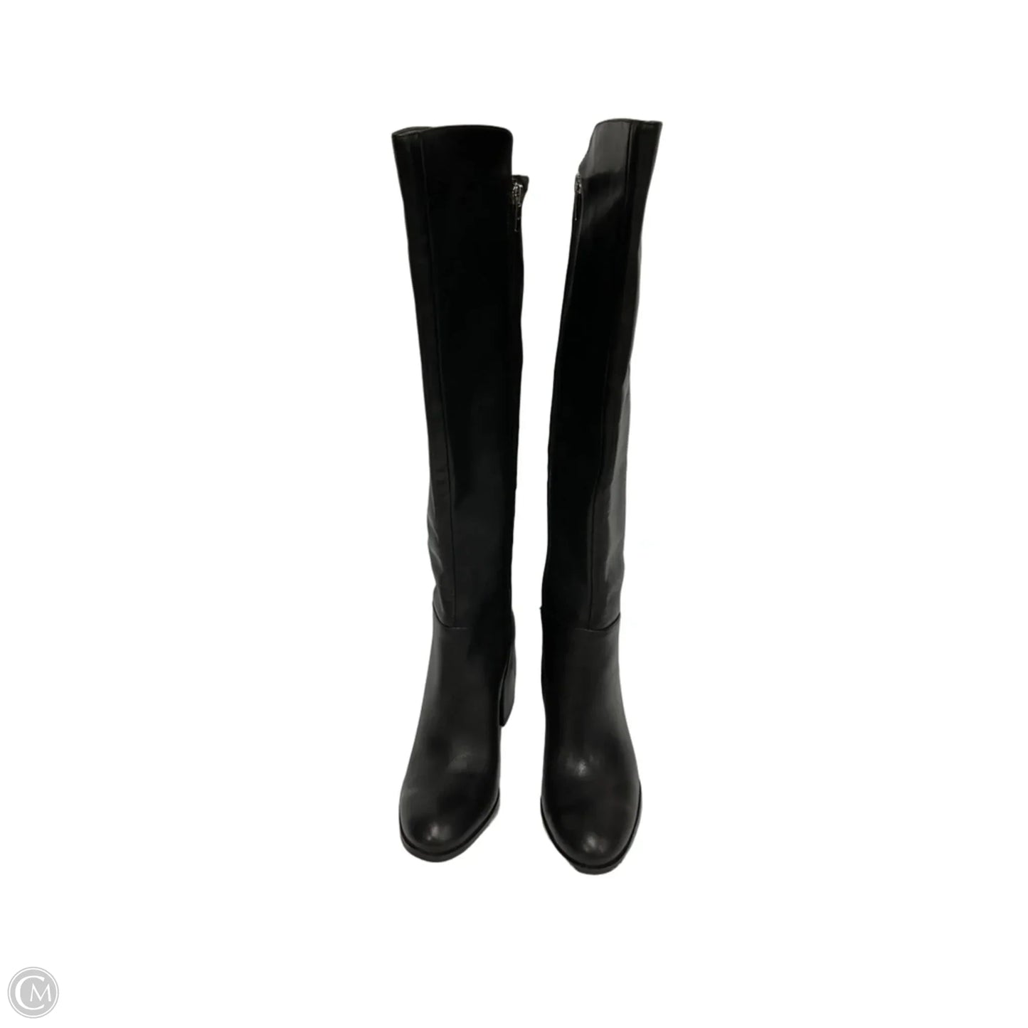 Boots Mid-calf Heels By Mark Fisher In Black, Size: 7.5