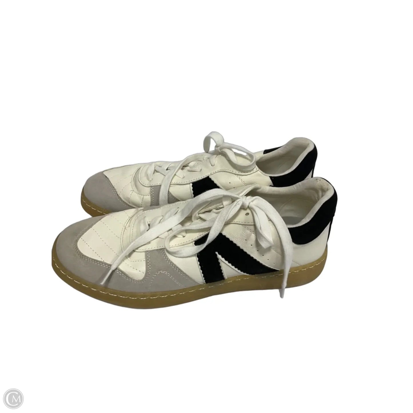 Shoes Athletic By Mia In Black & Cream, Size: 9