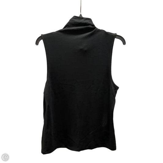 Top Sleeveless By Banana Republic In Black, Size: L