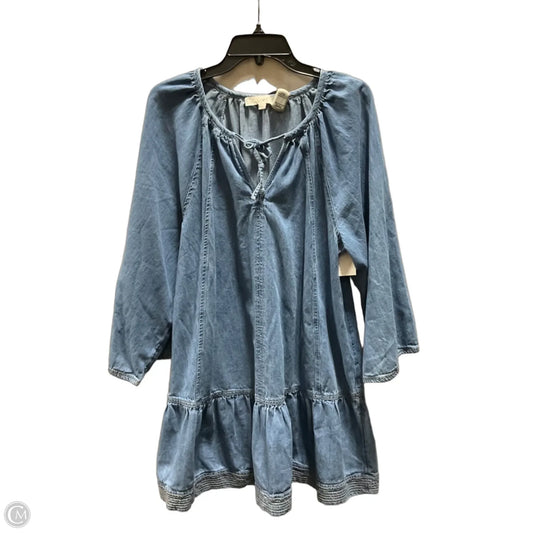 Dress Casual Short By Loft In Blue, Size: L
