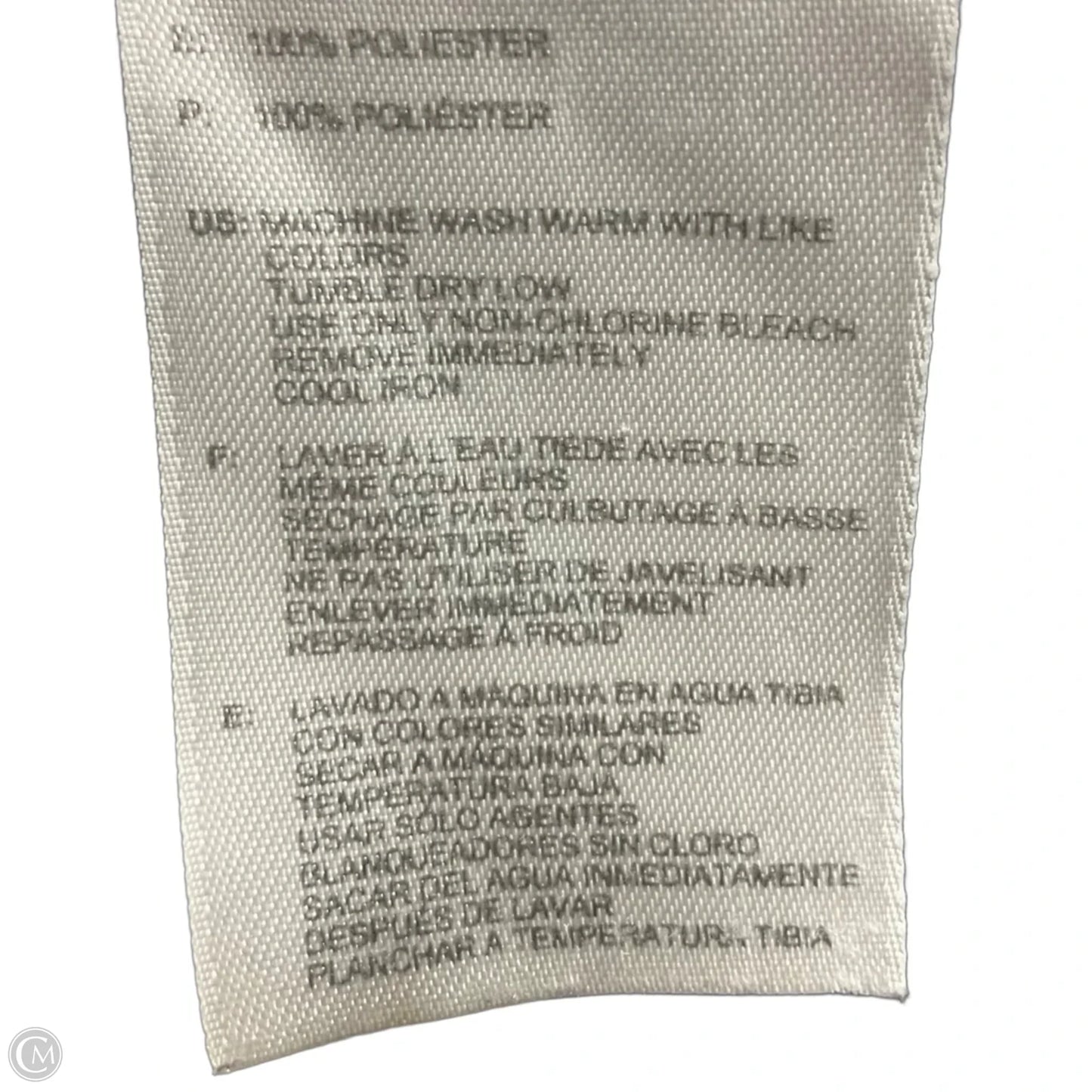 Athletic Top Short Sleeve By Adidas In Black, Size: S