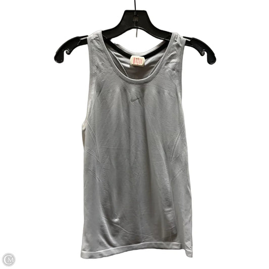 Athletic Tank Top By Nike In Grey, Size: M