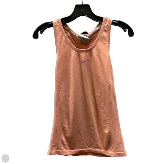 Athletic Tank Top By Nike In Pink, Size: M