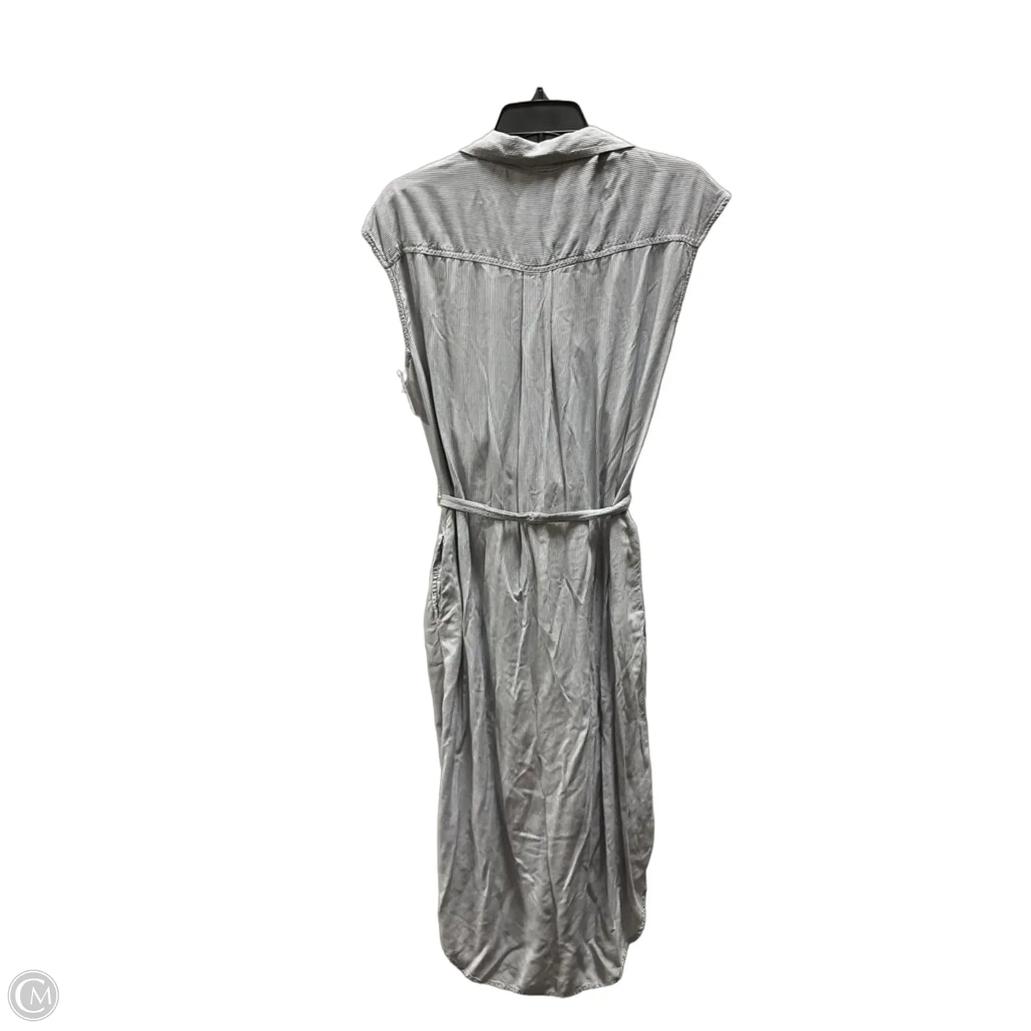Dress Casual Midi By Gap In Blue & White, Size: Xs