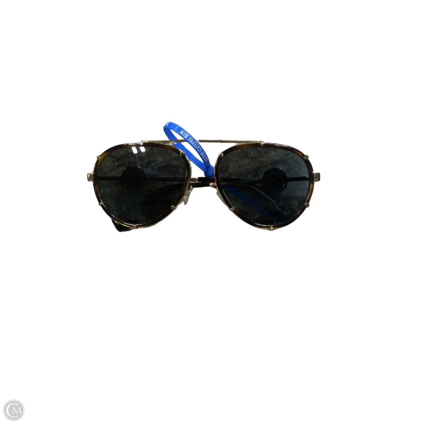 Sunglasses Luxury Designer By Versace, Size: