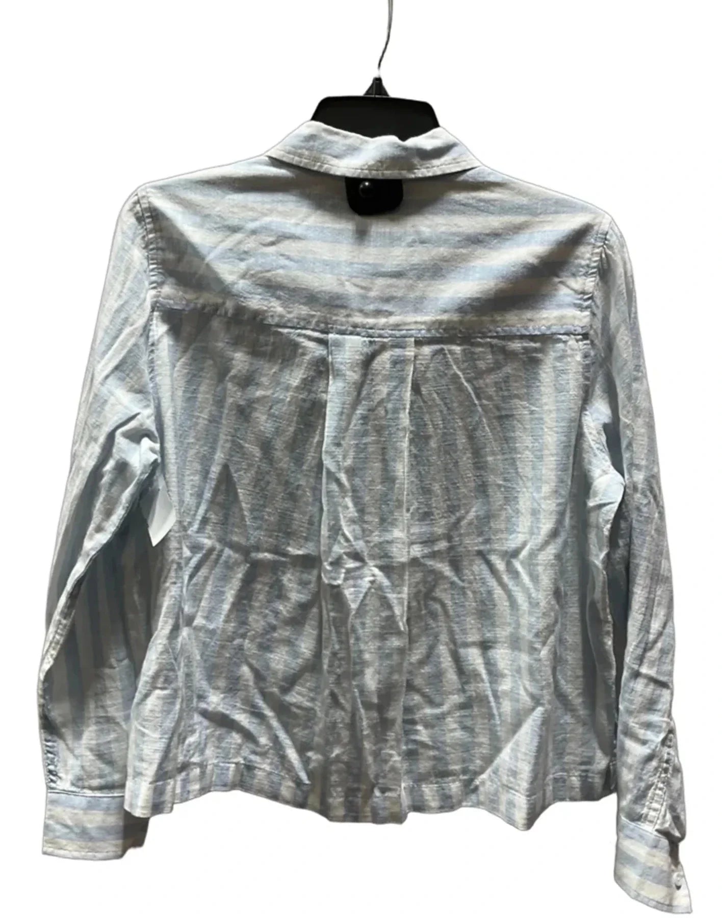Blouse Long Sleeve By Lola River In Striped Pattern, Size: S