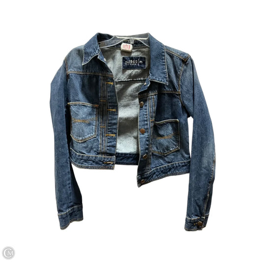 Jacket Denim By Gap In Blue, Size: M