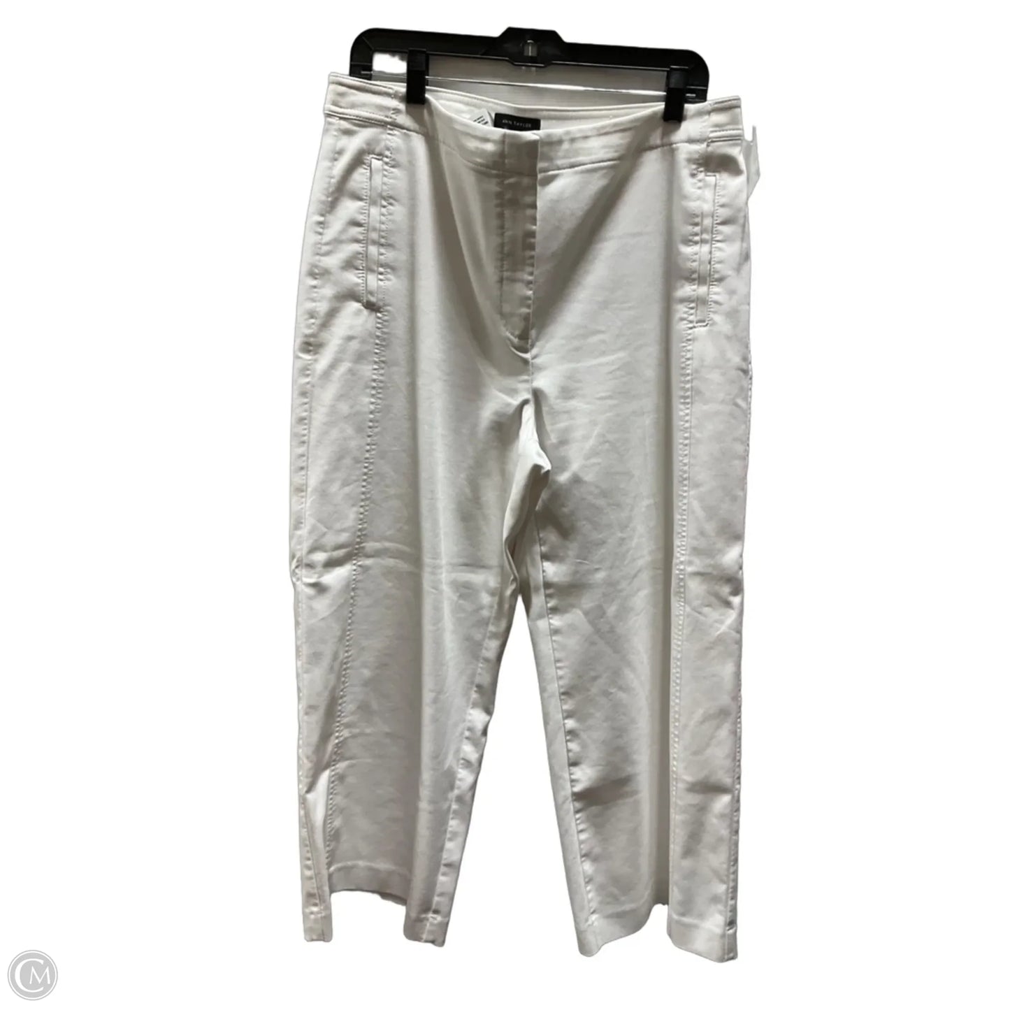 Pants Dress By Ann Taylor In White, Size: 14