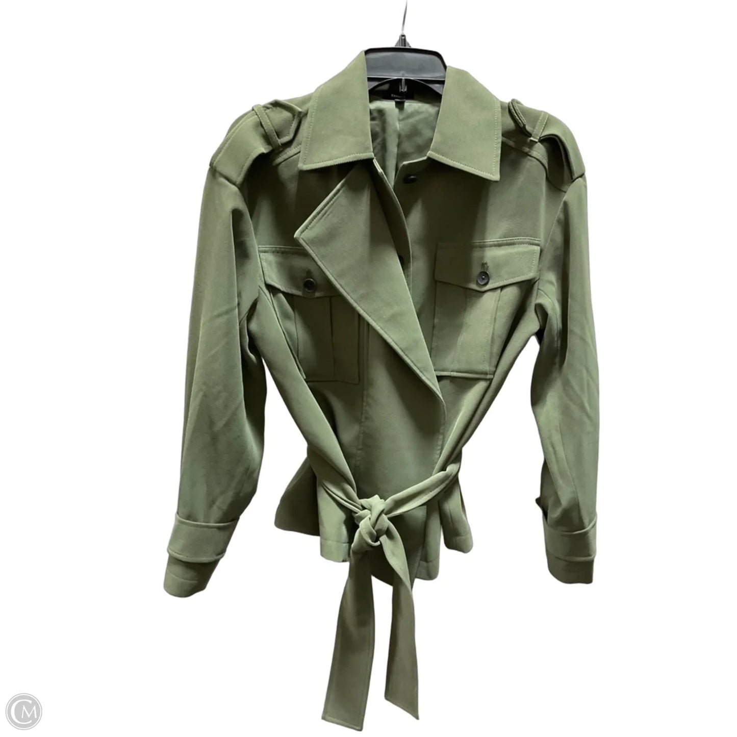 Jacket Other By Express In Green, Size: S