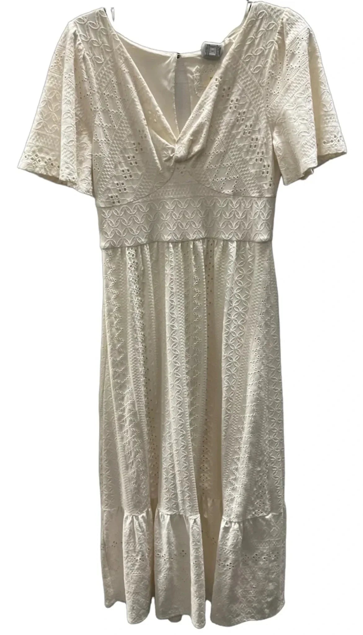 Dress Casual Midi By Maeve In Cream, Size: S
