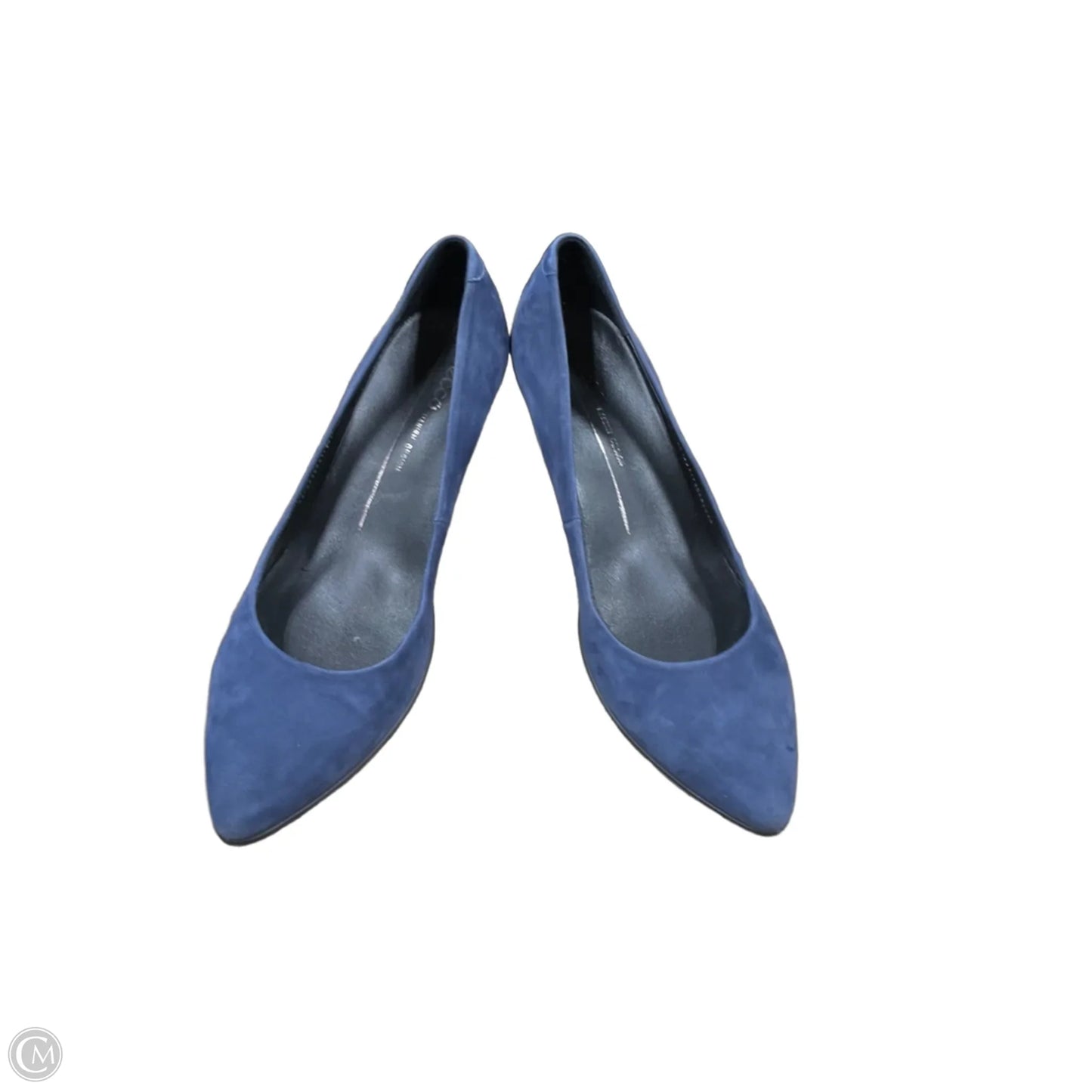 Shoes Heels Kitten By Ecco In Blue, Size: 7.5