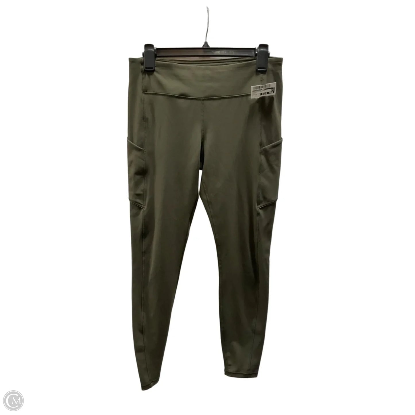 Athletic Leggings By Lululemon In Green, Size: 10
