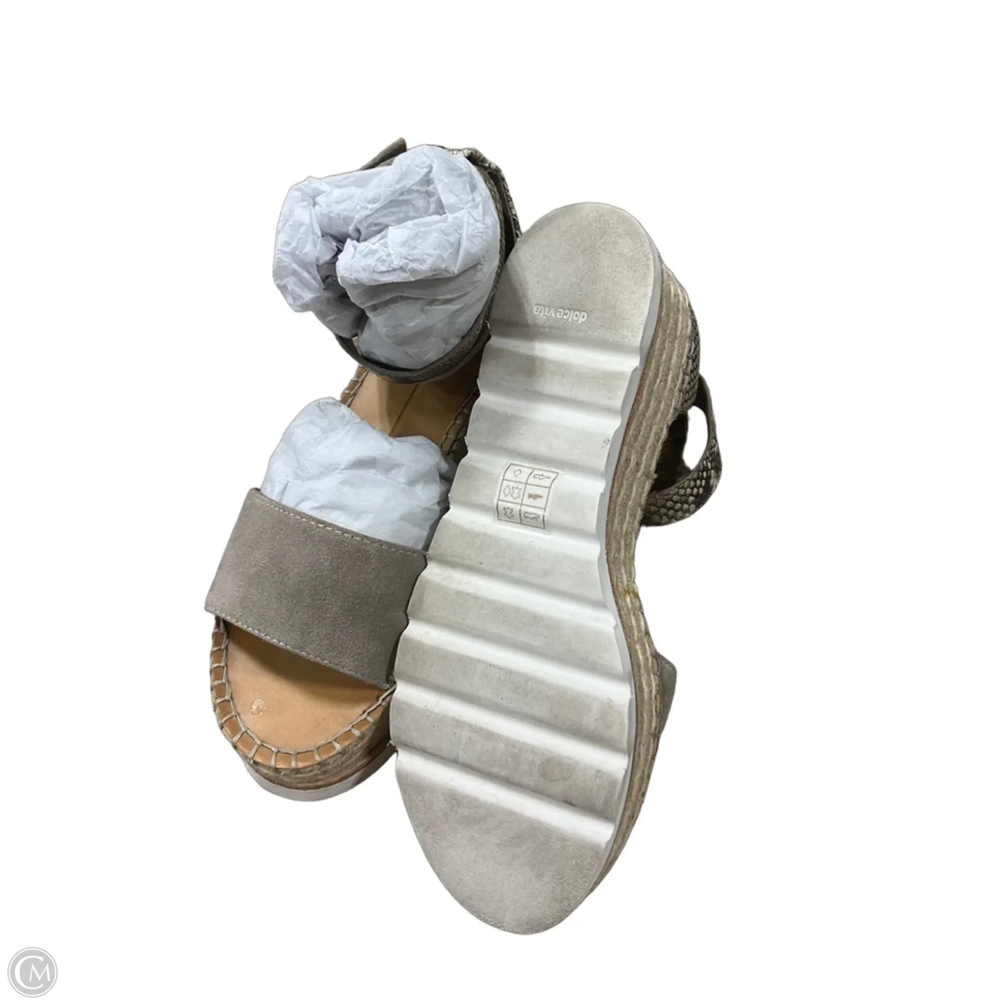 Shoes Heels Wedge By Dolce Vita In Cream, Size: 9