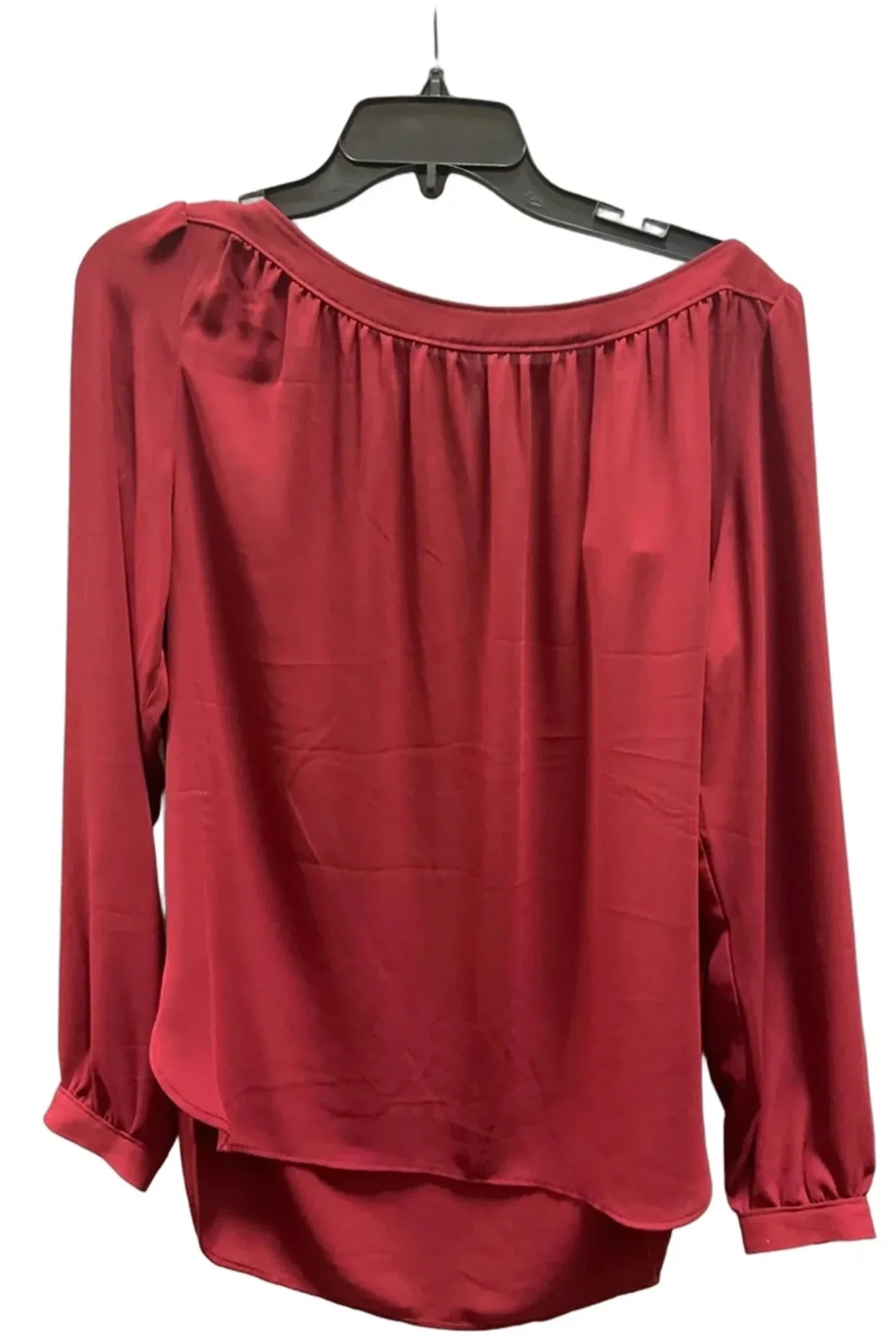 Top Long Sleeve By Loft In Red, Size: M