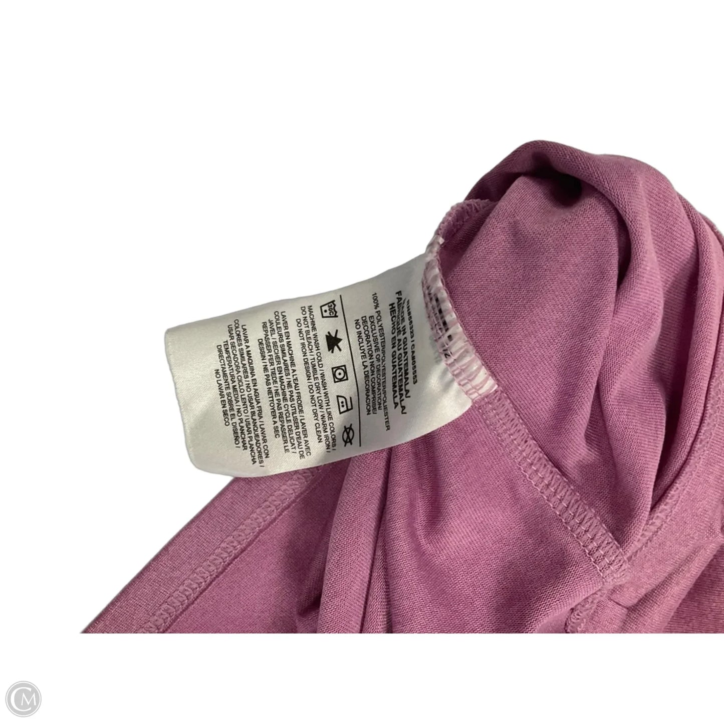 Athletic Tank Top By Nike In Pink & Red, Size: M