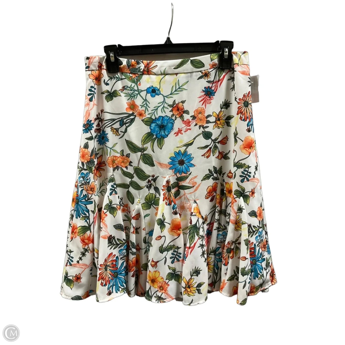 Skirt Midi By Investments In Floral Print, Size: S
