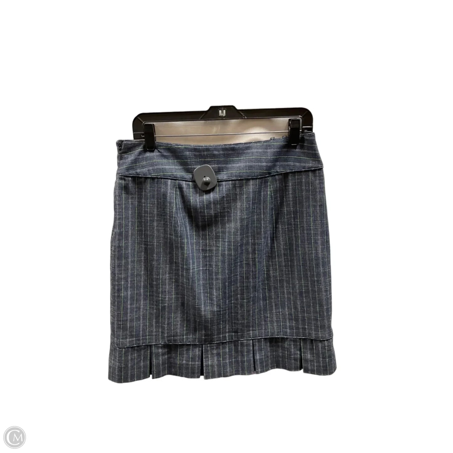 Skirt Mini & Short By Etcetra In Blue & Green, Size: 8