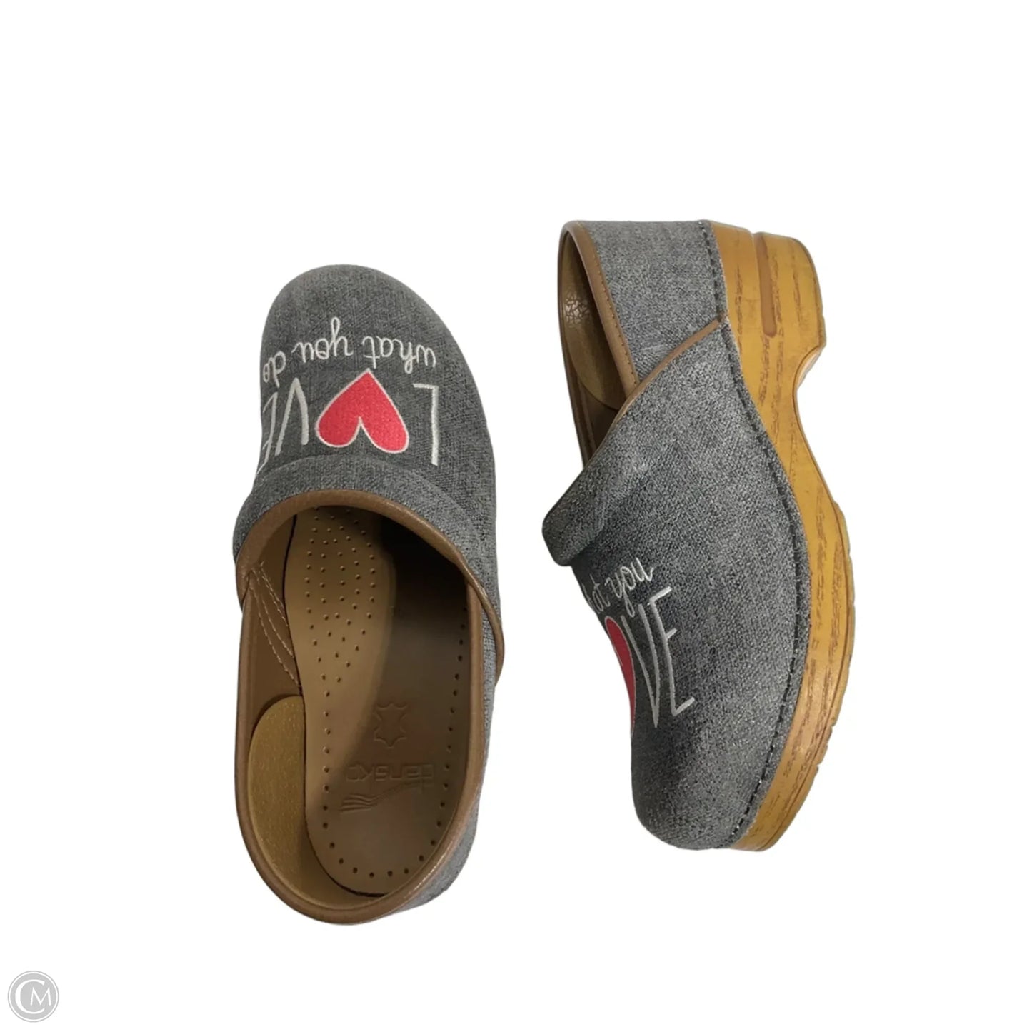 Shoes Flats By Dansko In Grey, Size: 9