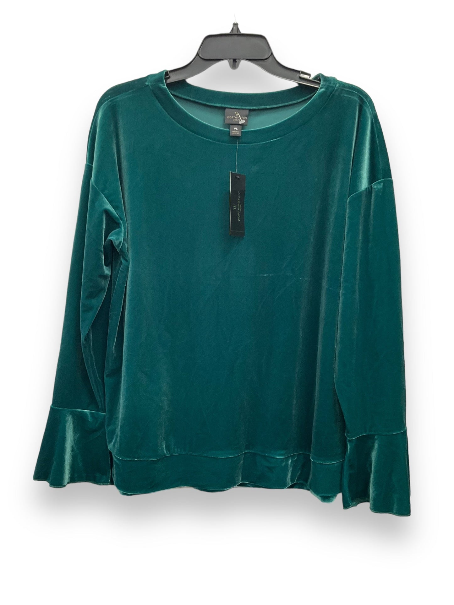 Emerald Top Long Sleeve Worthington, Size L