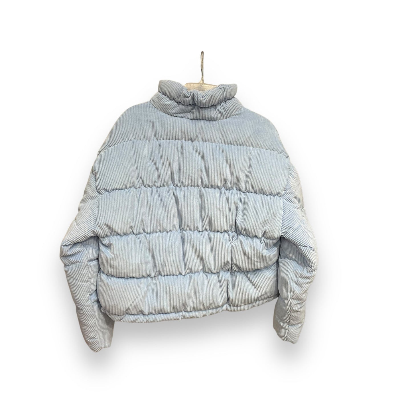 Jacket Puffer & Quilted By Hollister In Blue, Size: L