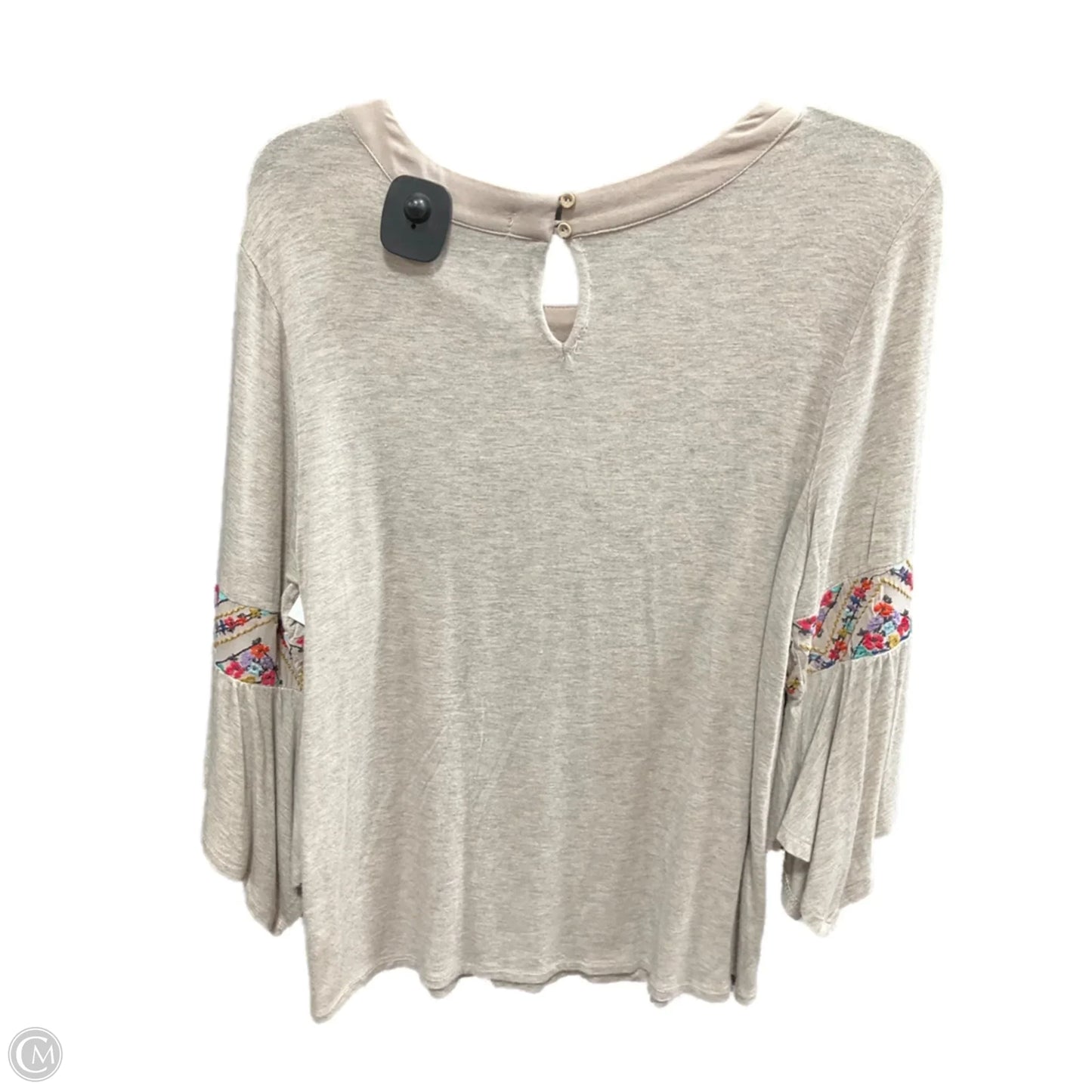 Top Long Sleeve By Democracy In Multi-colored, Size: M