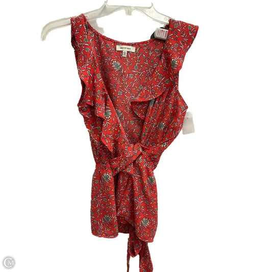 Top Sleeveless By Max Studio In Multi-colored, Size: S