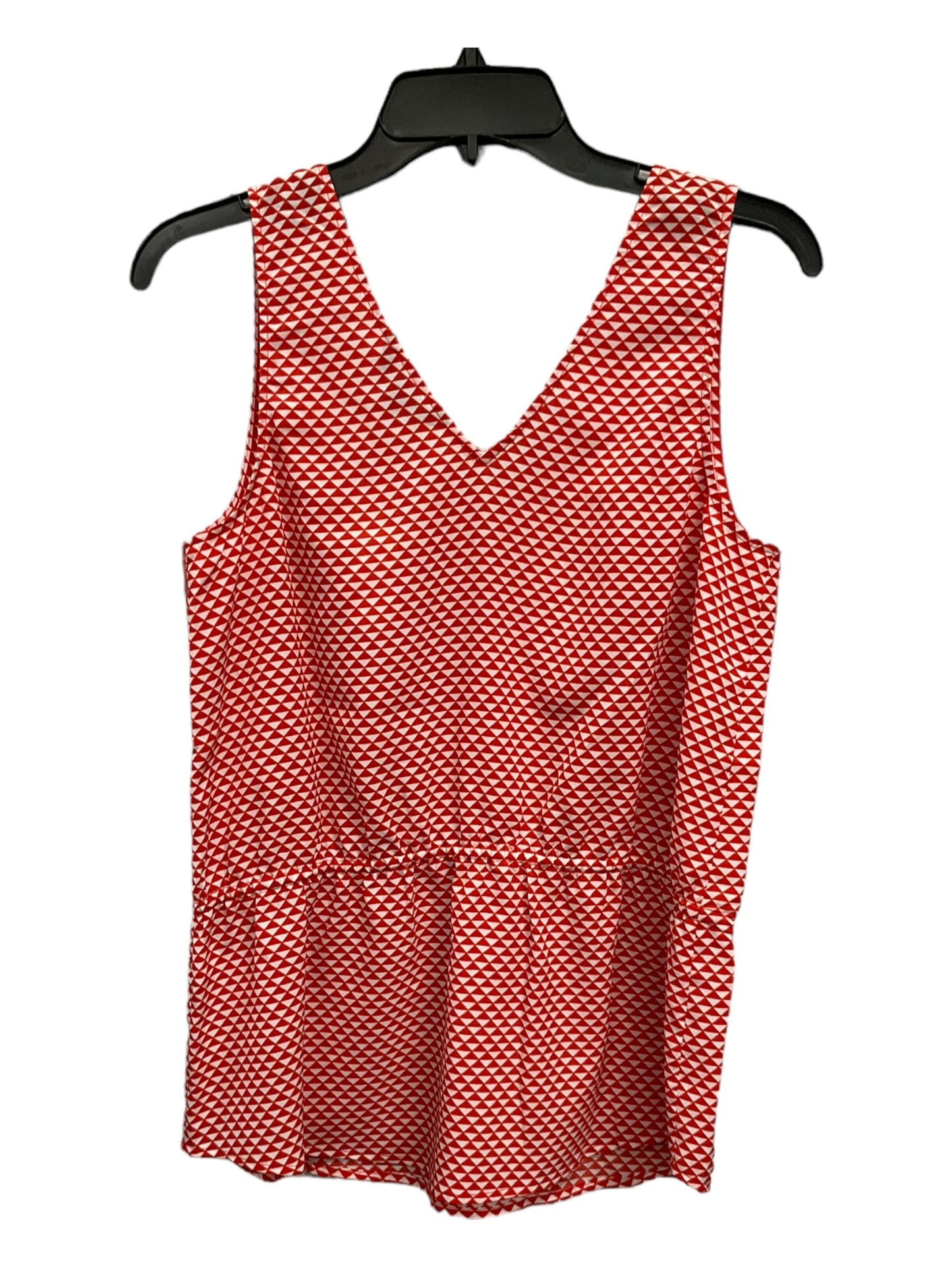 Red & White Top Sleeveless Banana Republic, Size S