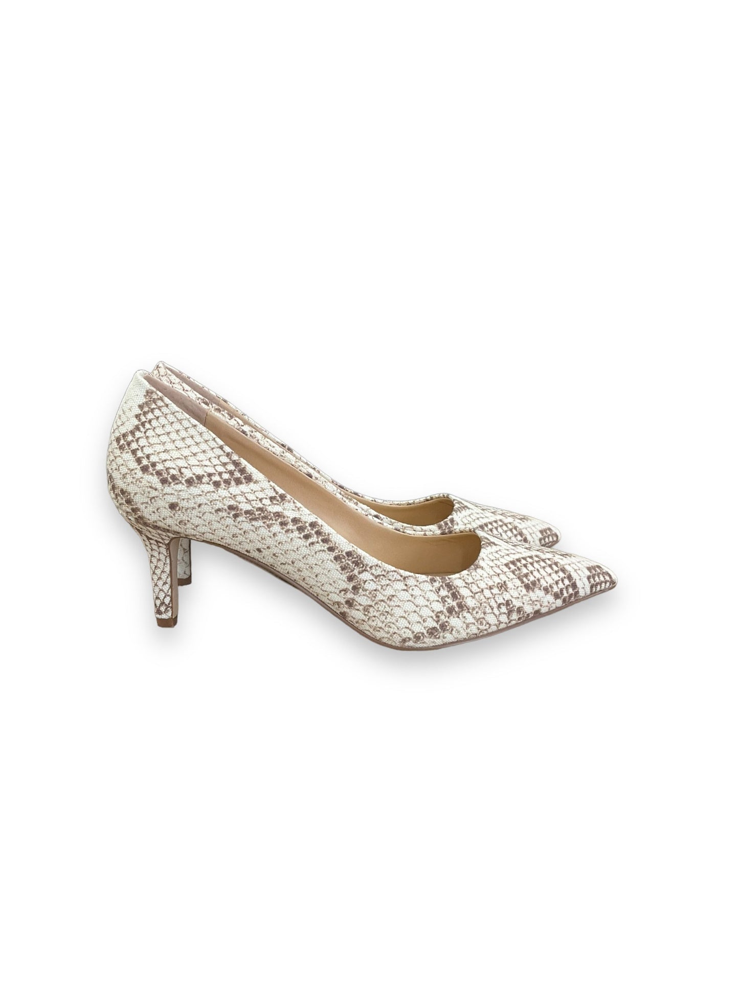 Shoes Heels Platform By Franco Sarto In Snakeskin Print, Size: 7.5