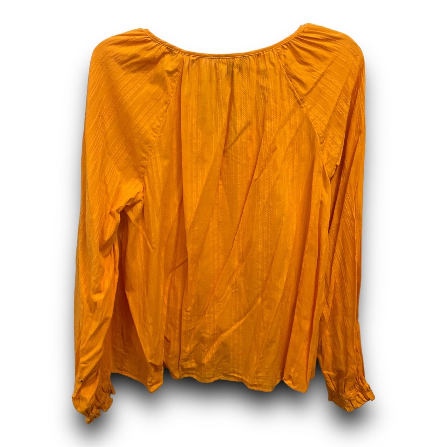 Top Long Sleeve By Draper James In Yellow, Size: L