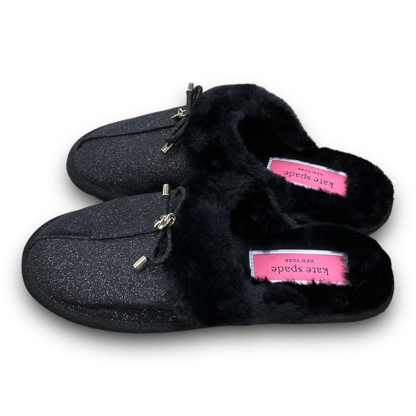 Slippers By Kate Spade In Black, Size: 7