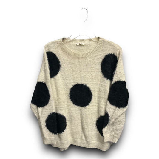 Sweater By Easel In Polkadot Pattern, Size: M