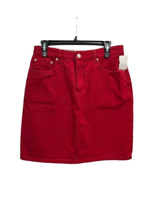 Skirt Midi By Tommy Hilfiger In Red, Size: M