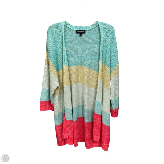 Cardigan By Lane Bryant In Striped Pattern, Size: 3x