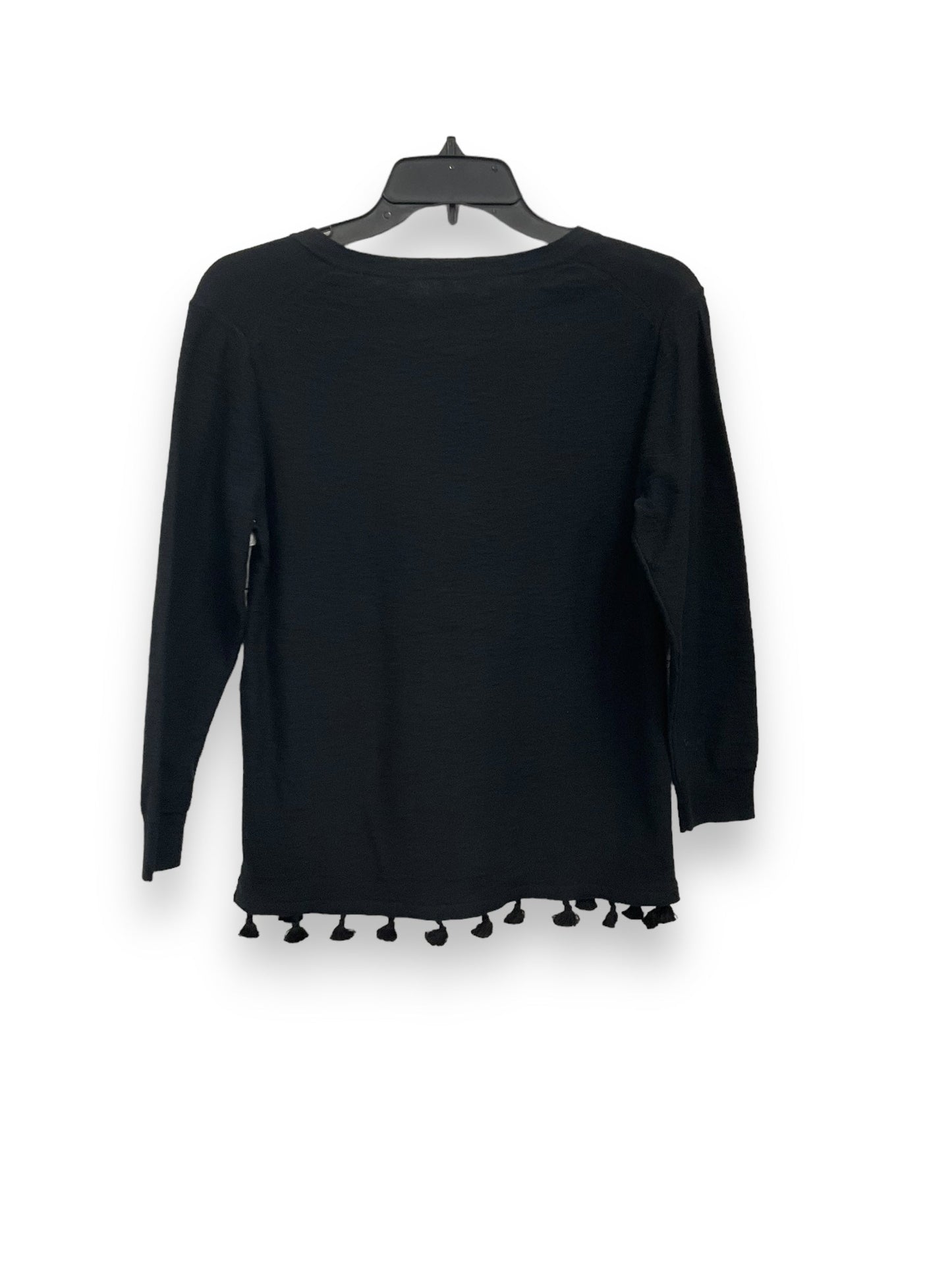 Black Top Long Sleeve J. Crew, Size Xs