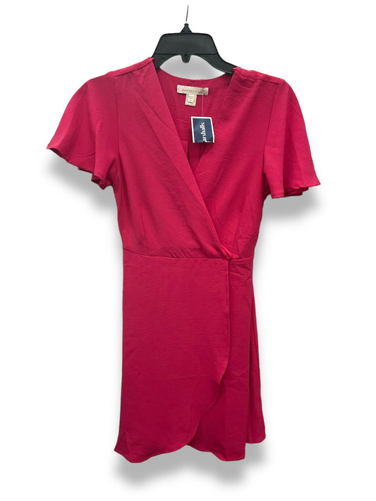 Pink Dress Casual Short Monteau, Size S