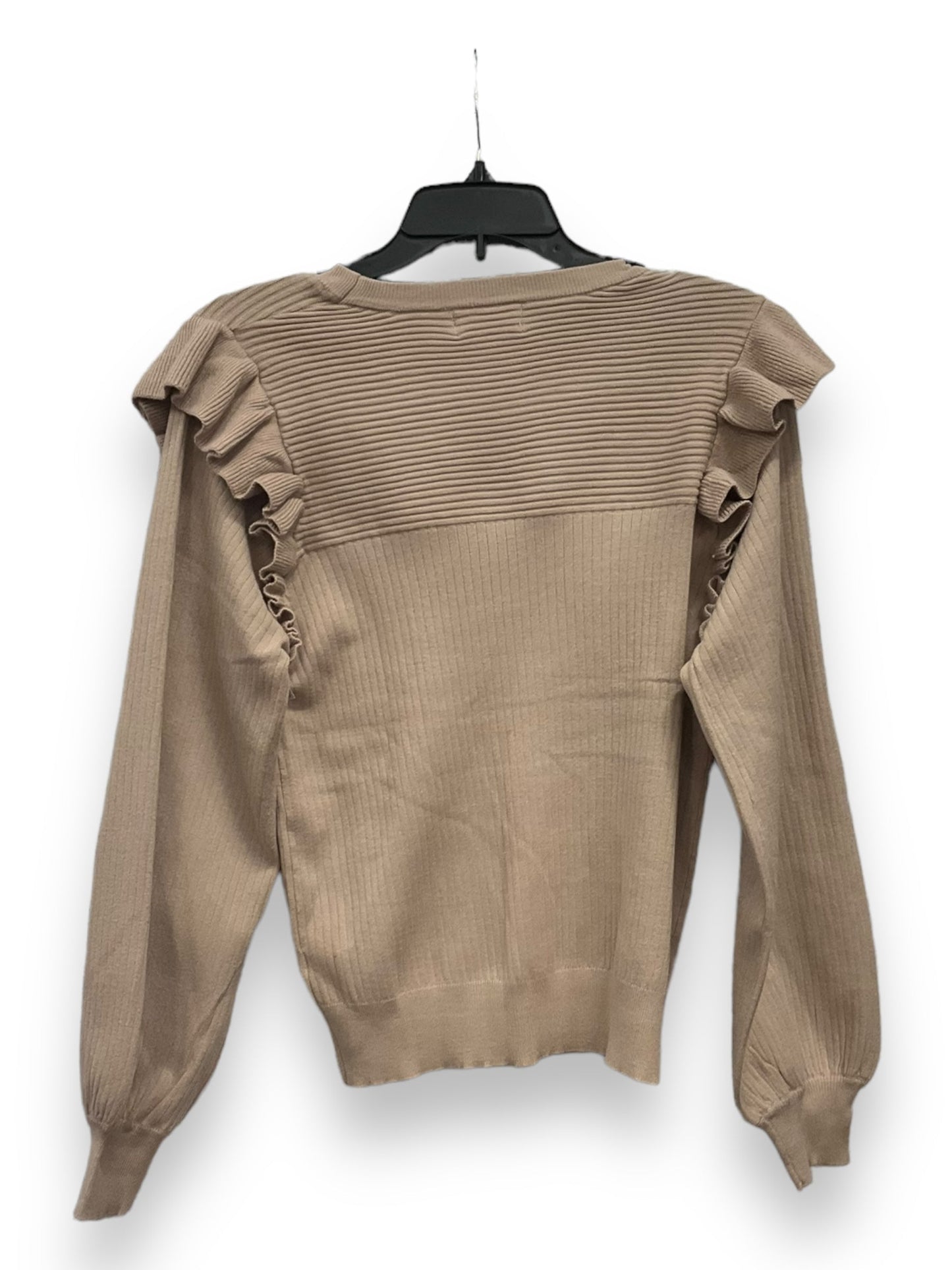 Tan Top Long Sleeve Zenana Outfitters, Size L