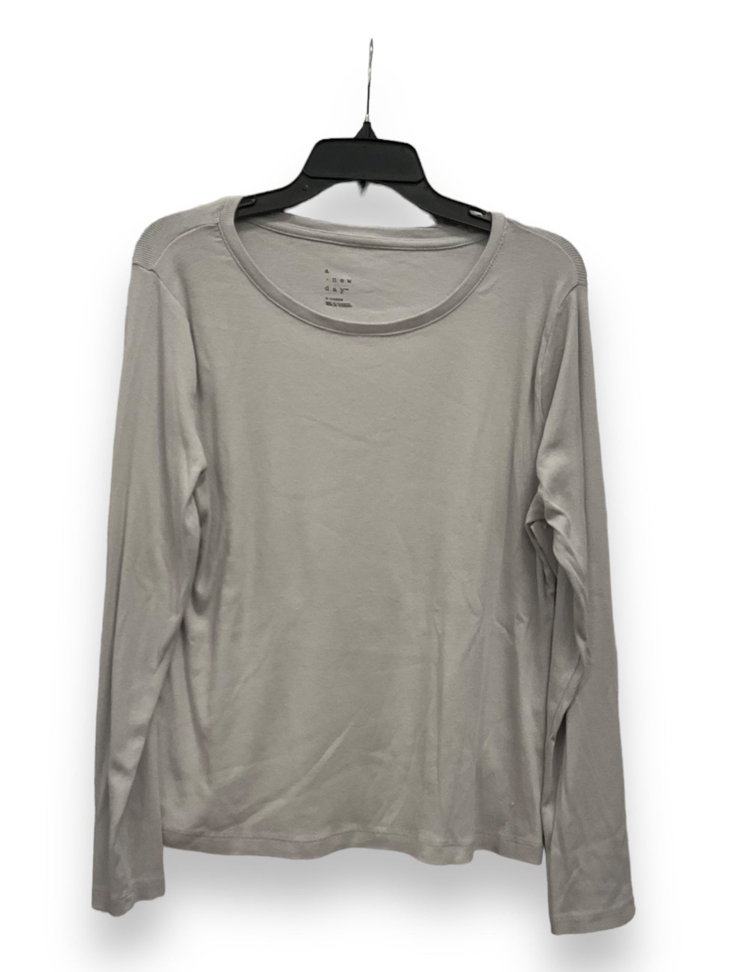 Grey Top Long Sleeve A New Day, Size Xl