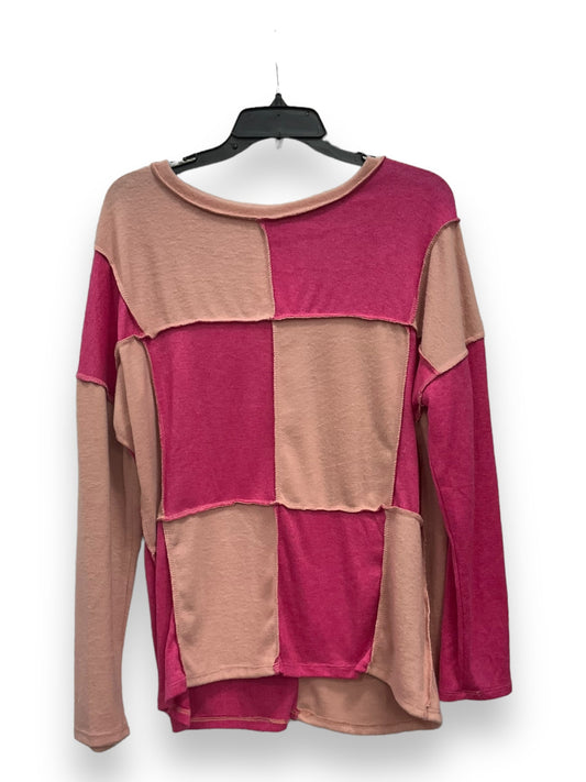 Pink Top Long Sleeve Haptics, Size L