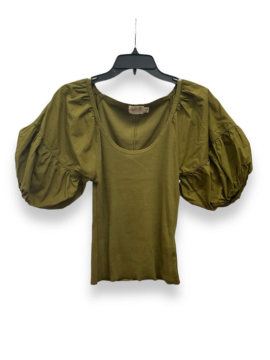 Green Top Short Sleeve Nation, Size S