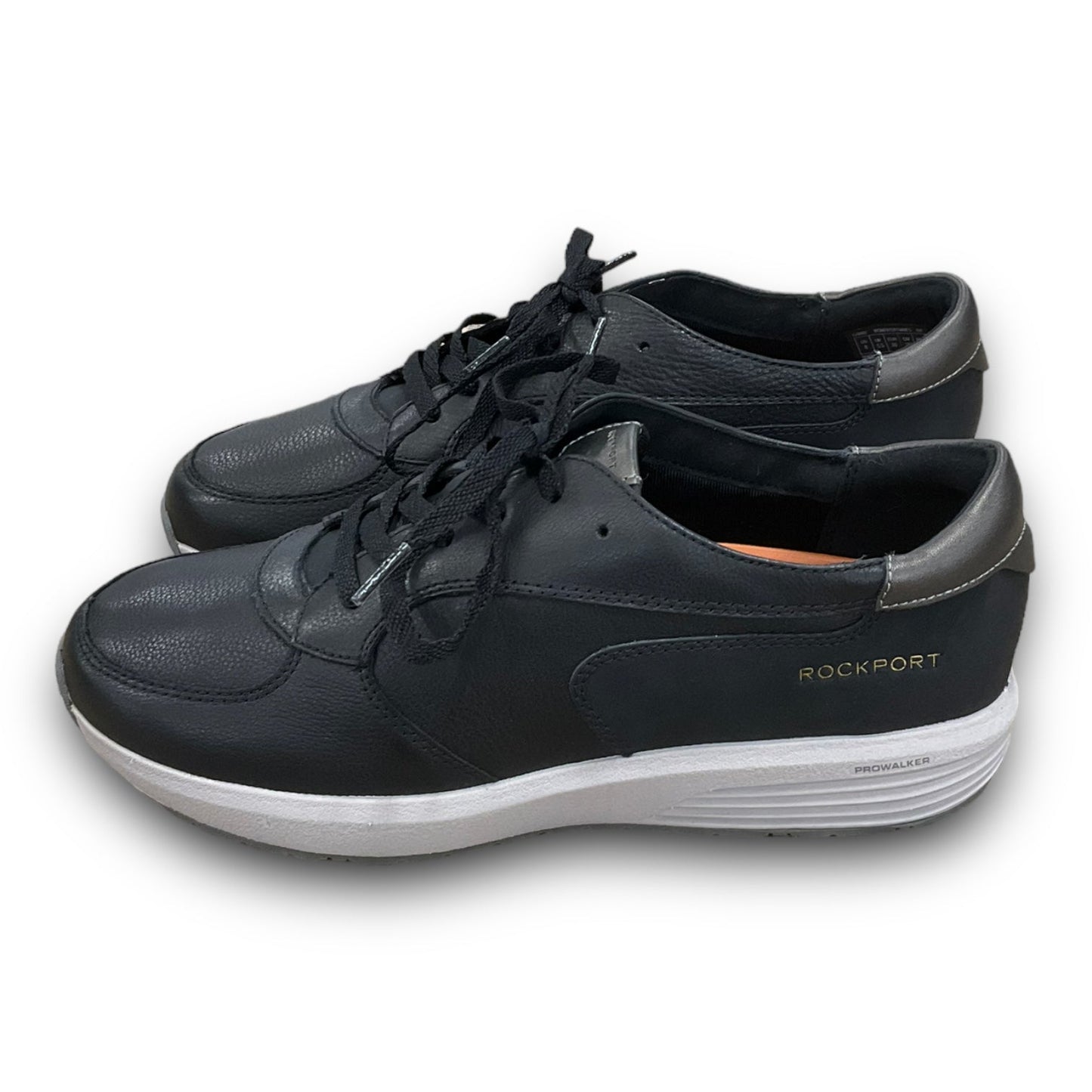 Black Shoes Sneakers Rockport, Size 8