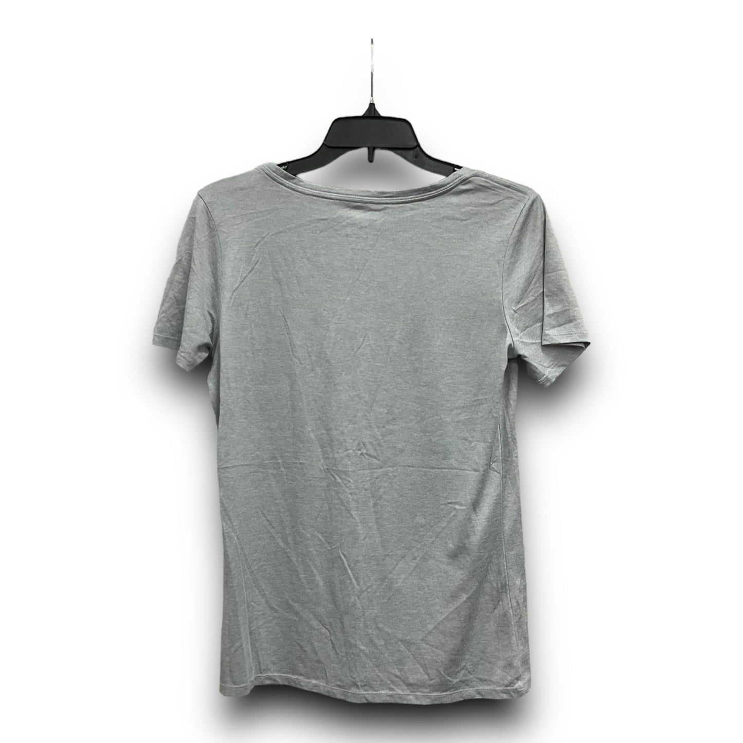 Grey Athletic Top Short Sleeve Nike Apparel, Size S