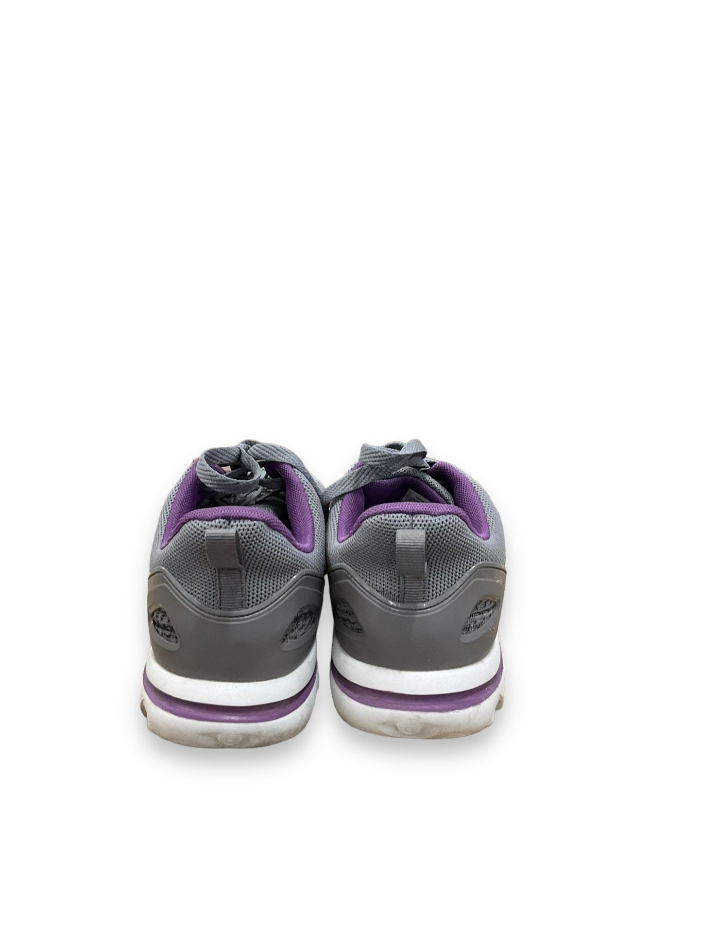 Shoes Athletic By Clothes Mentor In Grey & Purple, Size: 10