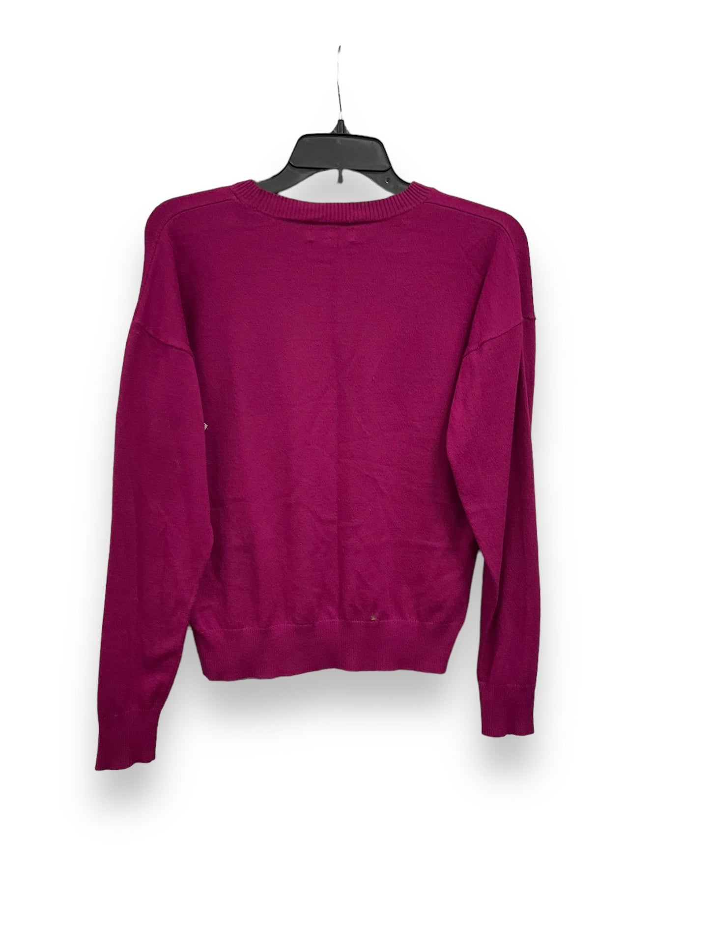 Top Long Sleeve By Calvin Klein In Pink, Size: S