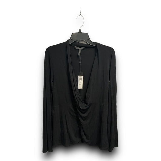 Top Long Sleeve Basic By Bcbgmaxazria In Black, Size: S