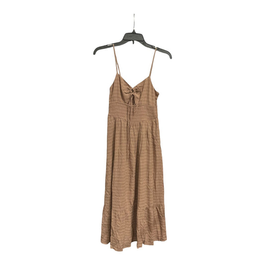 Dress Casual Midi By Love Tree In Brown, Size: S