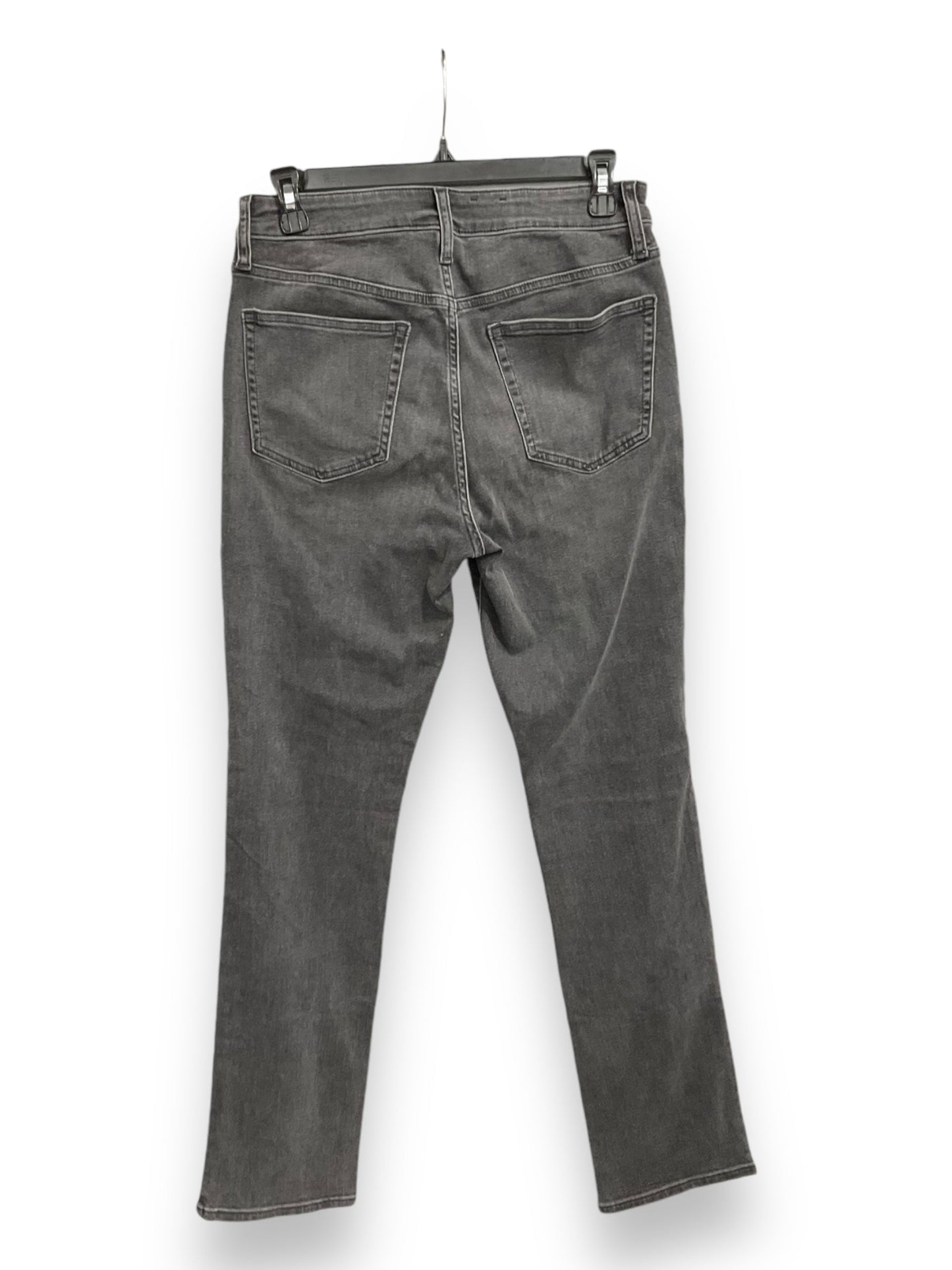 Jeans Straight By Gap In Grey Denim, Size: 8