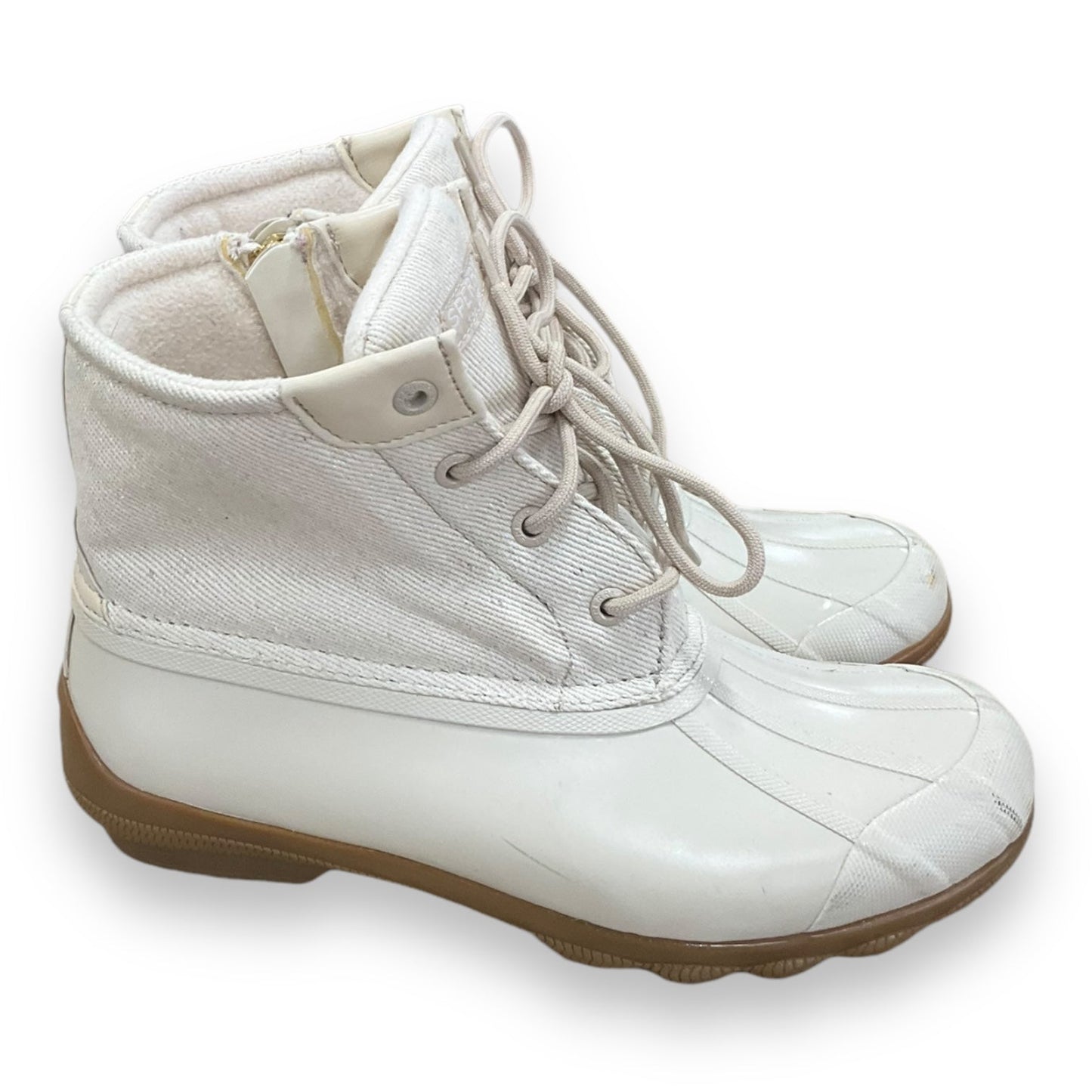 Boots Snow By Sperry In Cream, Size: 7.5