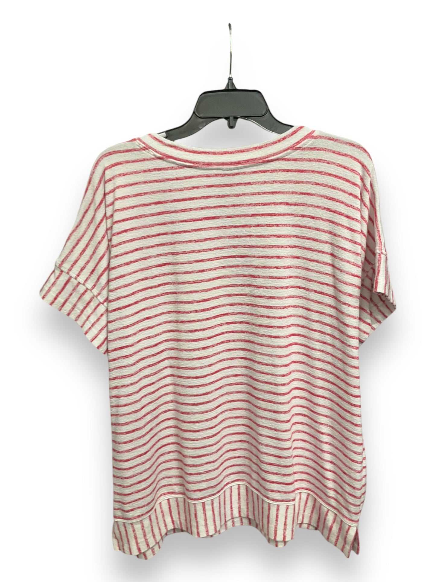 Top Short Sleeve Basic By Chicos In Striped Pattern, Size: Xl