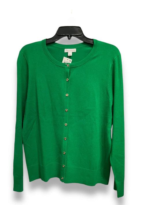 Cardigan By Charter Club In Green, Size: Xl